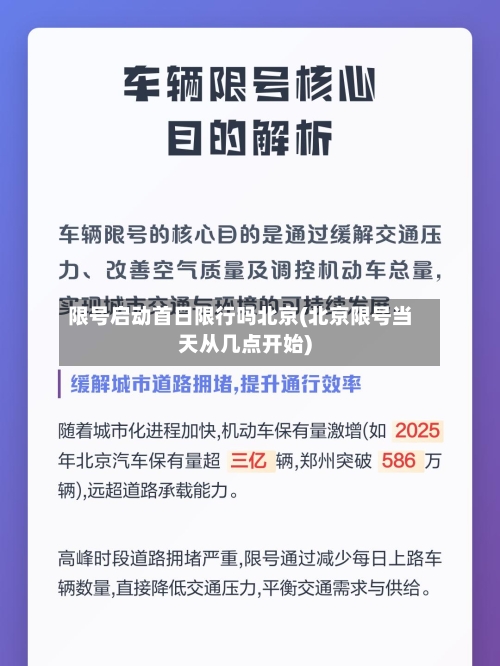 限号启动首日限行吗北京(北京限号当天从几点开始)-第2张图片